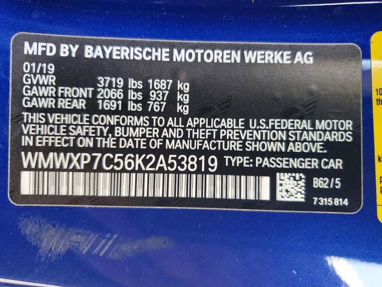 2019 MINI COOPER S photo 23