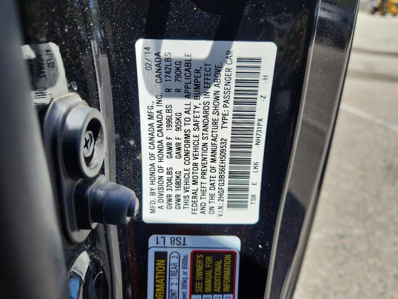 2014 HONDA CIVIC LX photo 34