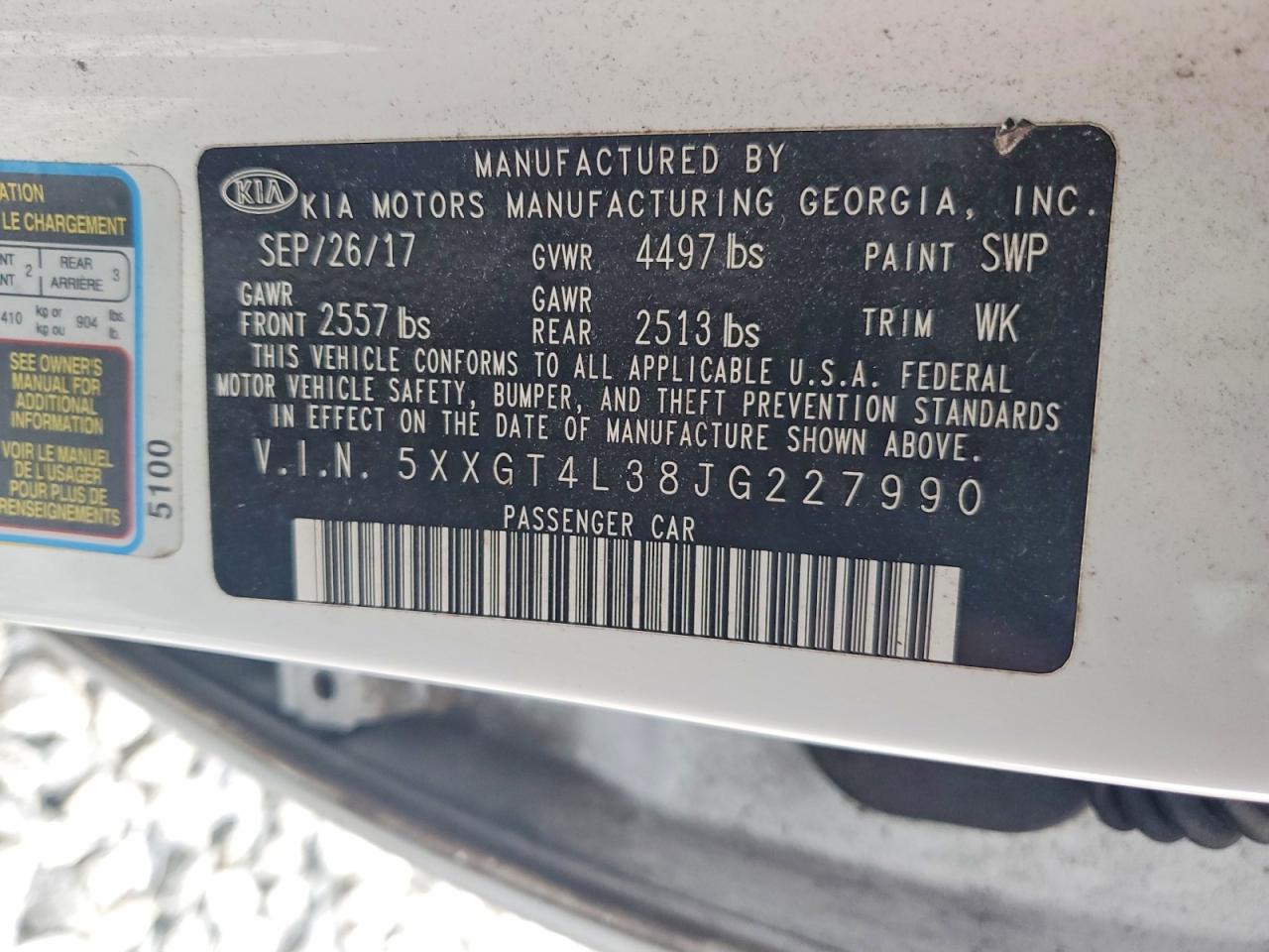 2018 KIA OPTIMA LX photo 23