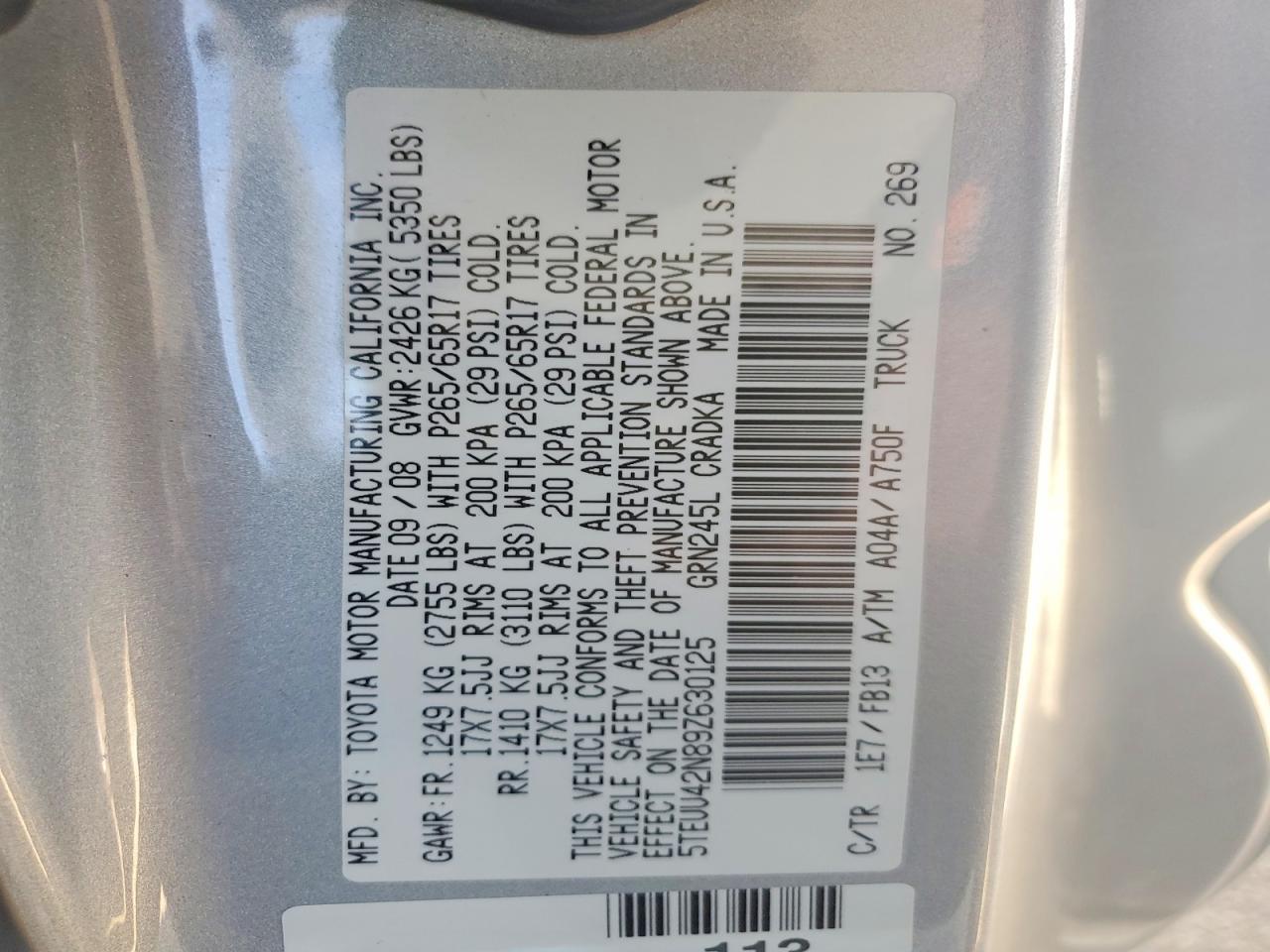2009 TOYOTA TACOMA V6 photo 23