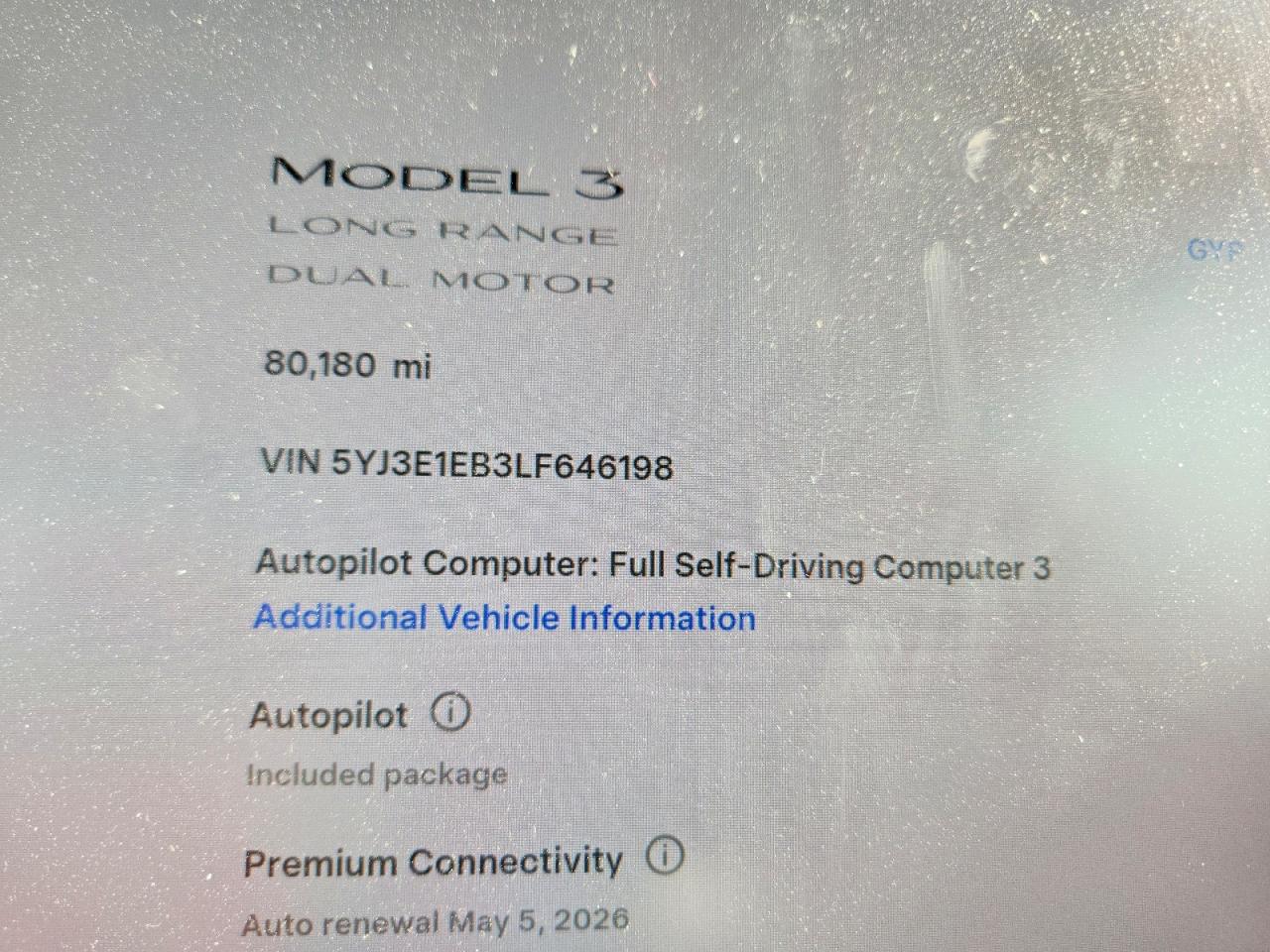 2020 TESLA MODEL 3 photo 17