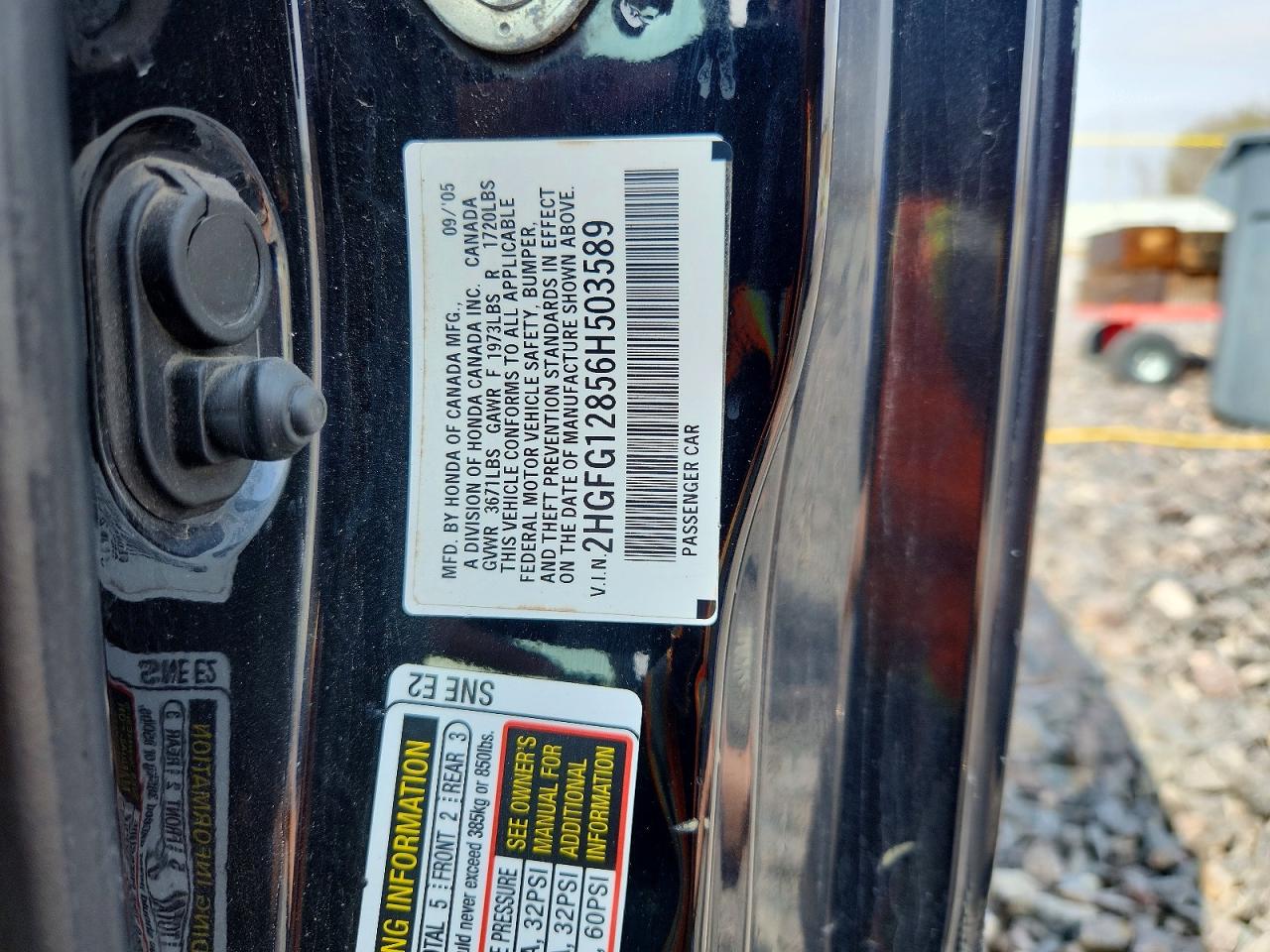 2006 HONDA CIVIC EX photo 23