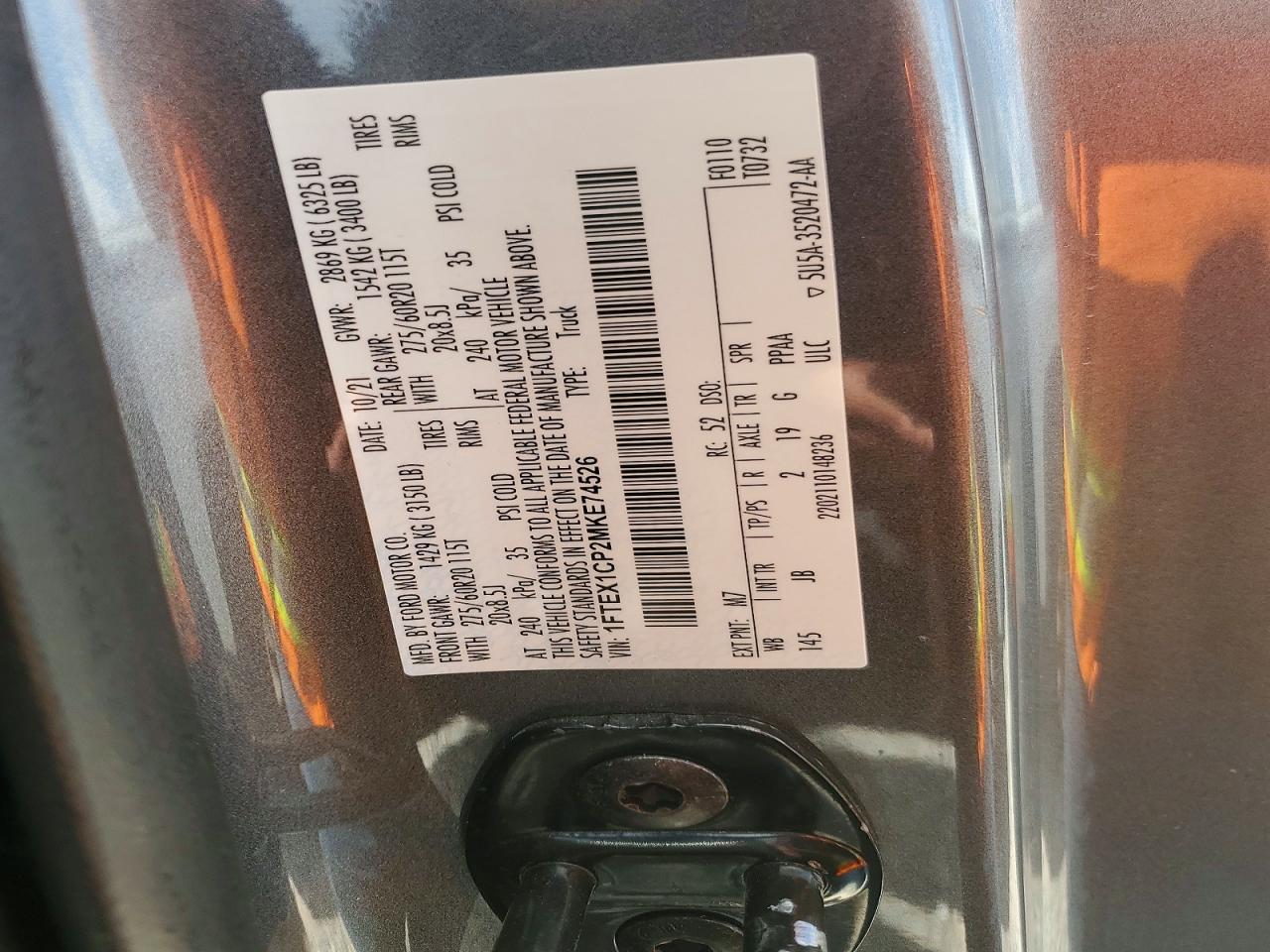 2021 FORD F150 SUPER CAB photo 37