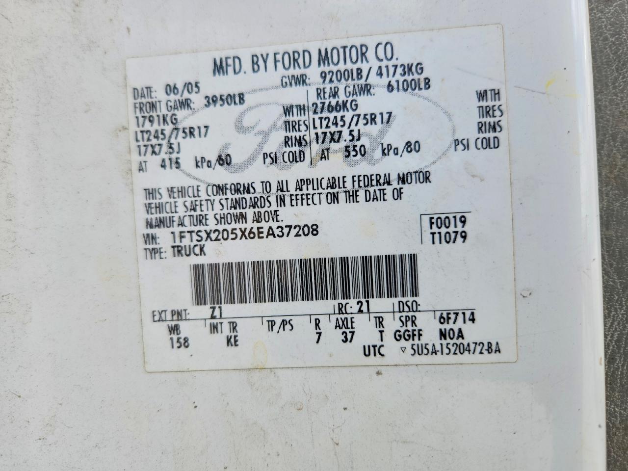 2006 FORD F250 SUPER DUTY photo 25