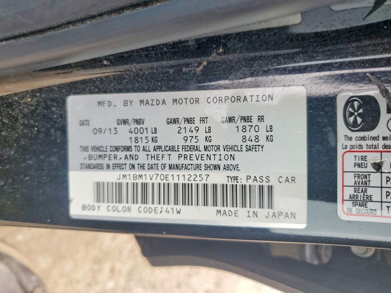 2014 MAZDA 3 TOURING photo 34