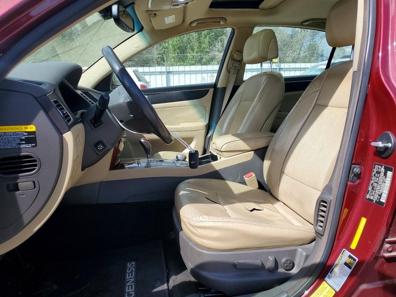 2012 HYUNDAI GENESIS 3.8L V6 photo 7