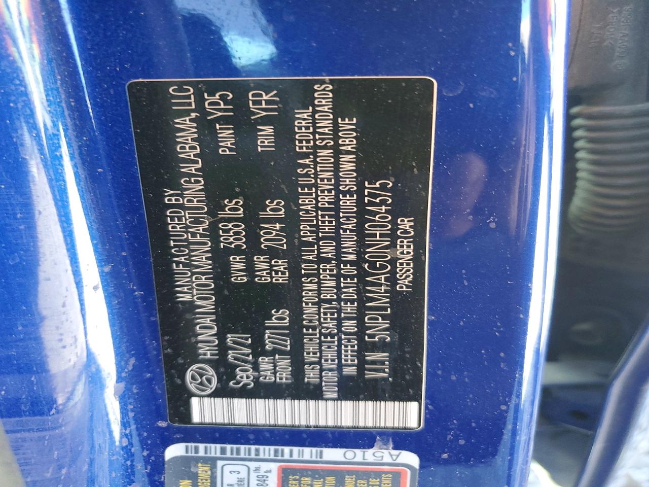 2022 HYUNDAI ELANTRA SEL photo 23