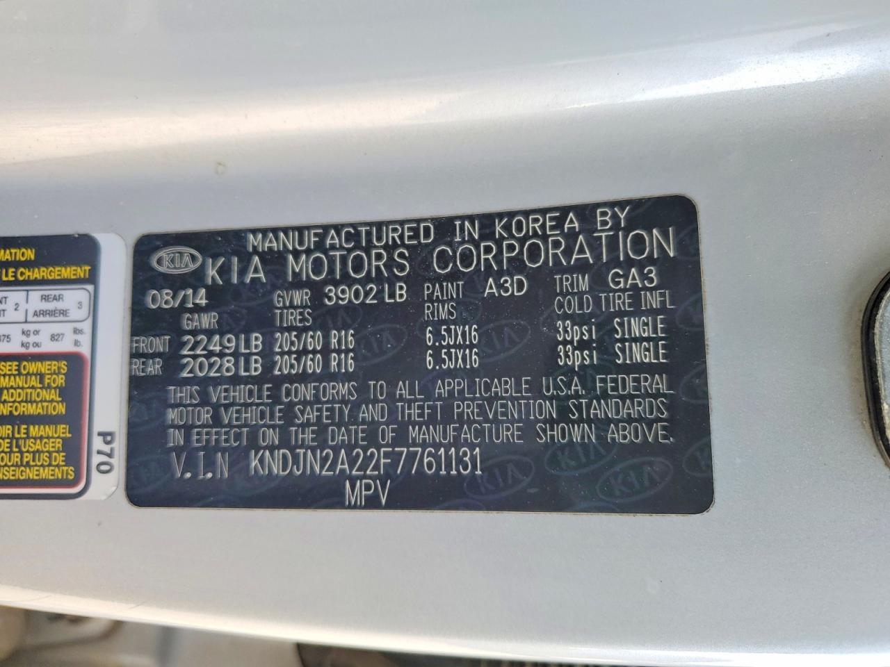 2015 KIA SOUL photo 23