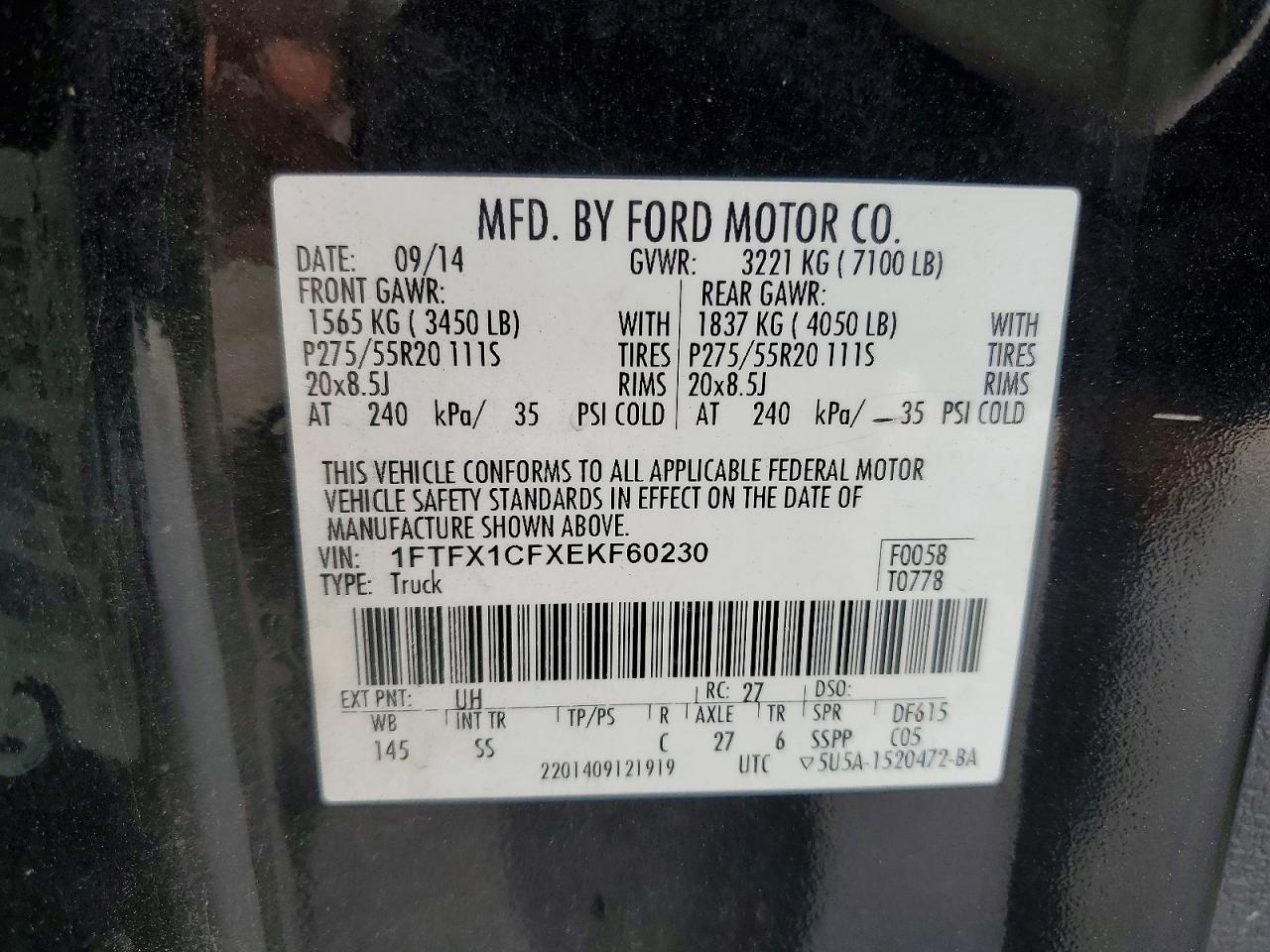 2014 FORD F150 SUPER CAB photo 25