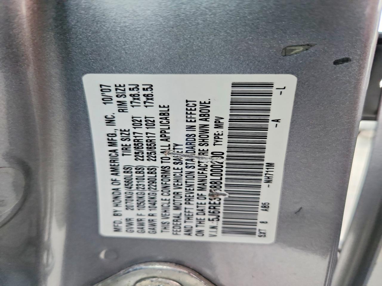 2008 HONDA CR-V EX photo 27