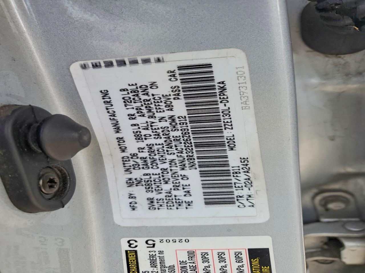 2006 TOYOTA COROLLA LE photo 23