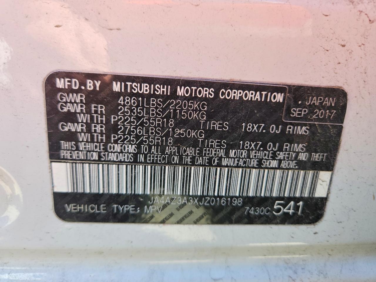 2018 MITSUBISHI OUTLANDER SE photo 25