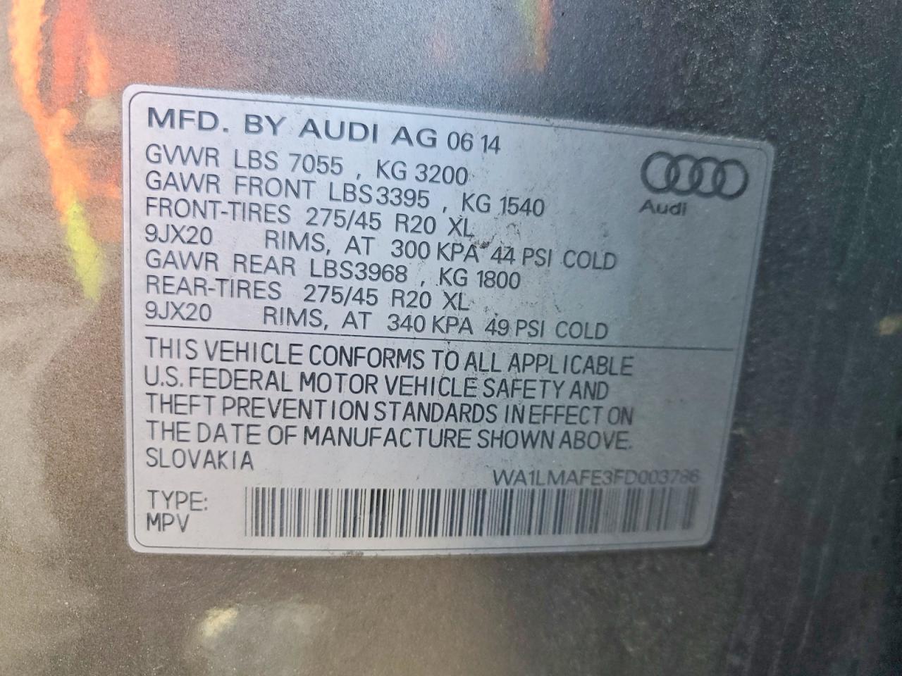 2015 AUDI Q7 TDI PREMIUM PLUS photo 27