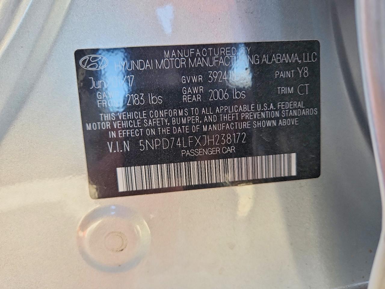 2018 HYUNDAI ELANTRA SE photo 34