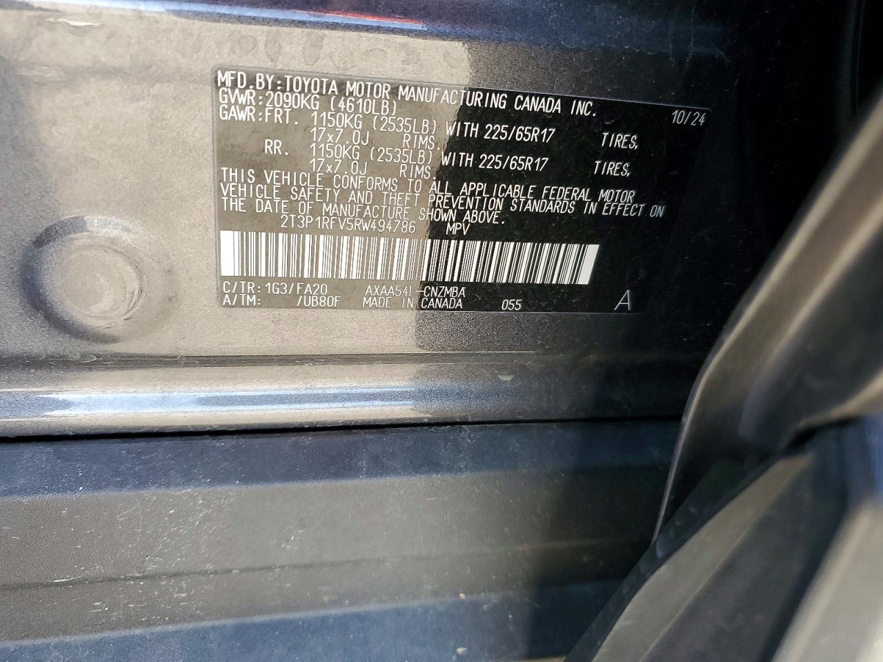 2024 TOYOTA RAV4 XLE photo 25