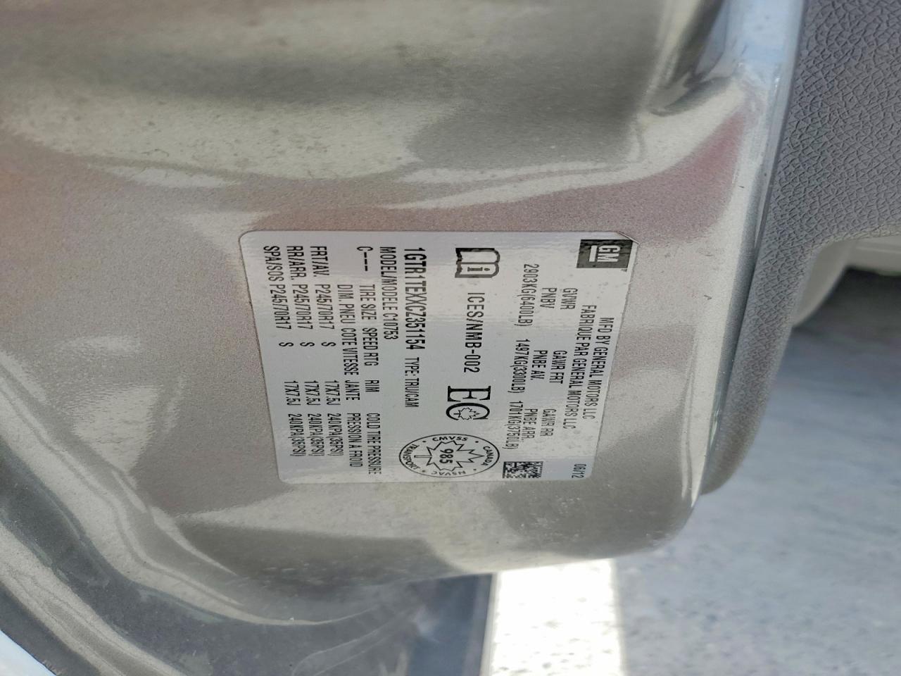 2012 GMC SIERRA C1500 photo 23