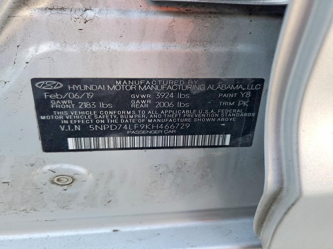 2019 HYUNDAI ELANTRA SE photo 23