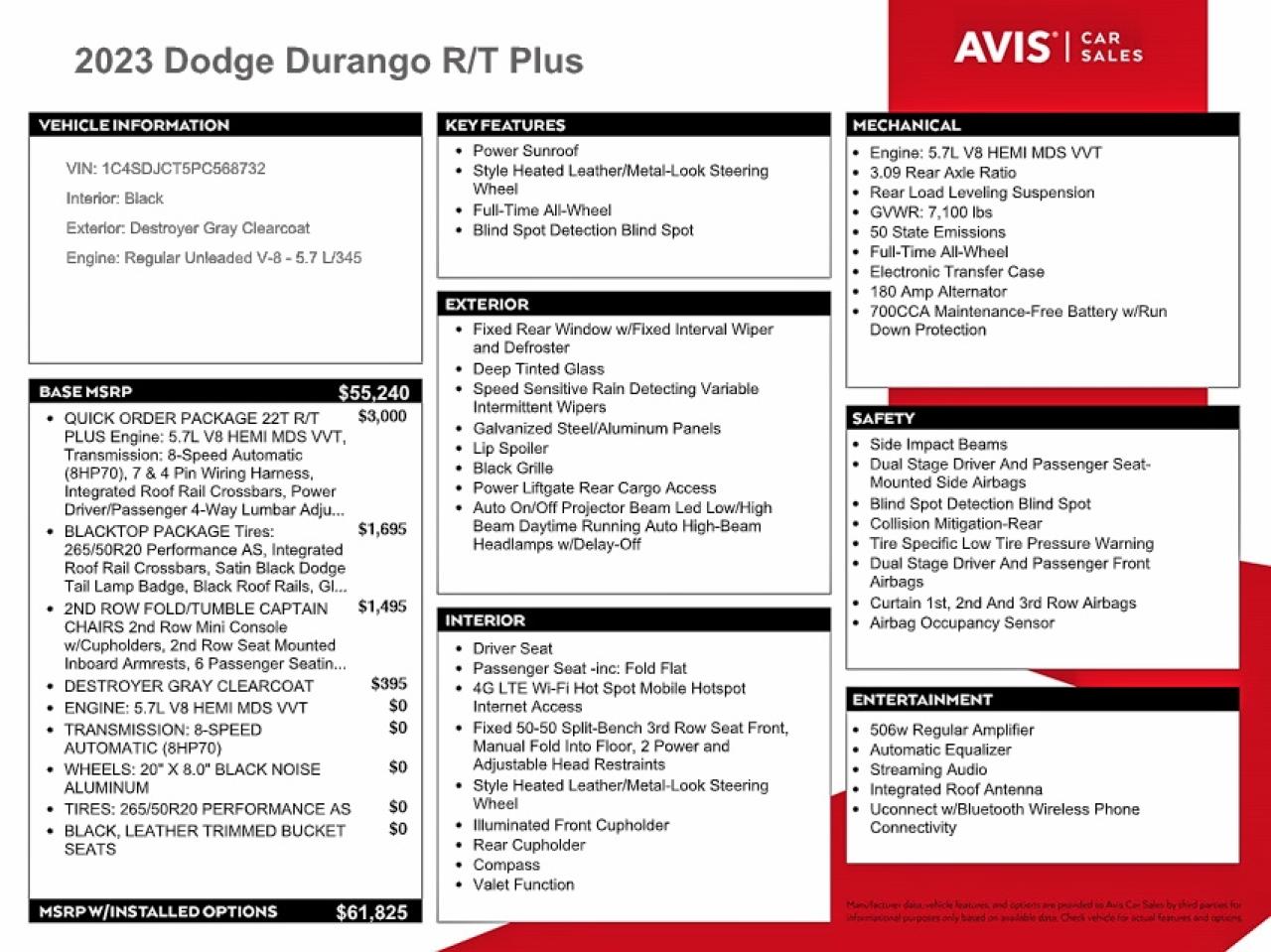 2023 DODGE DURANGO R photo 37