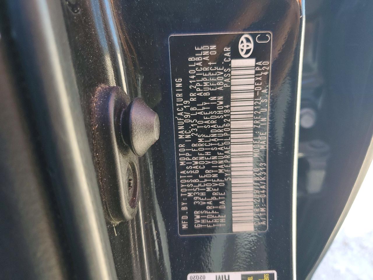 2020 TOYOTA COROLLA photo 23