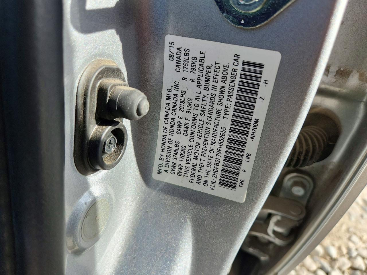 2015 HONDA CIVIC SE photo 34