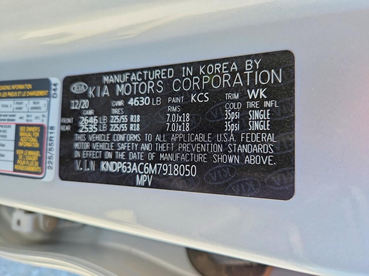 2021 KIA SPORTAGE S photo 34