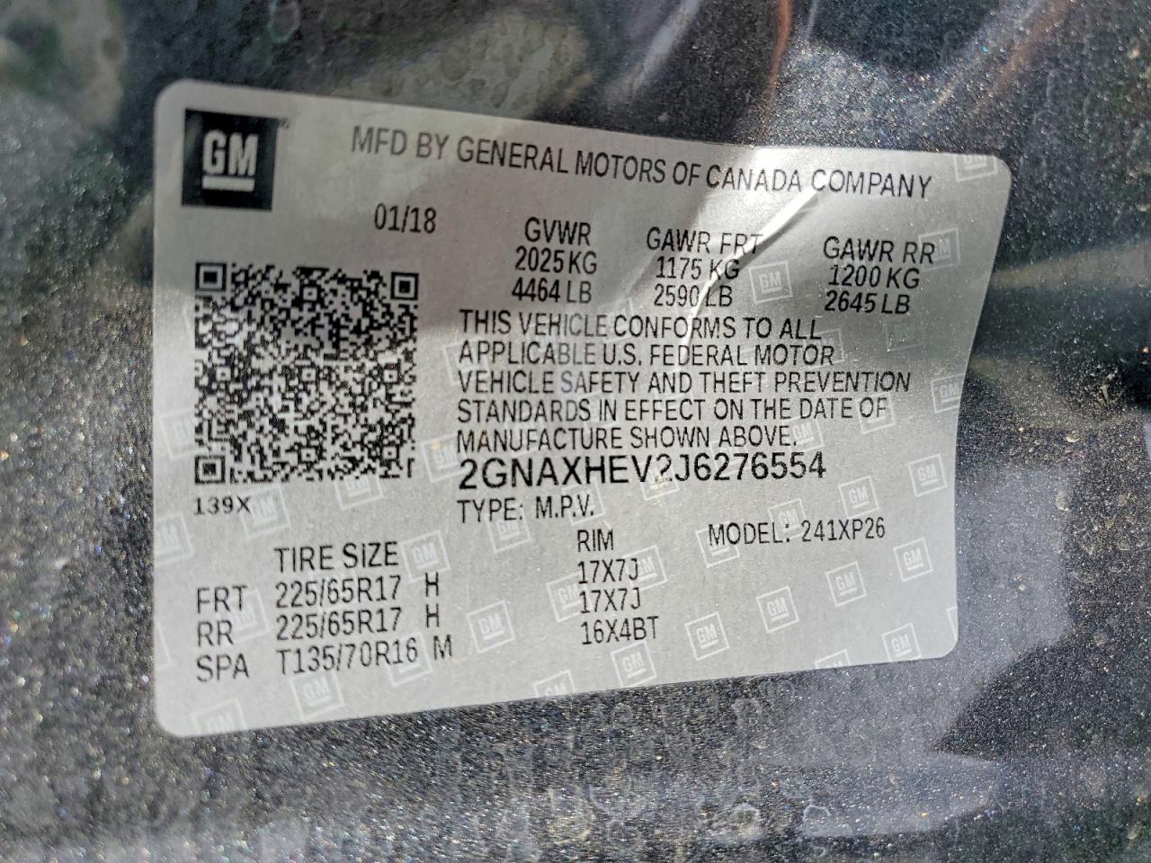 2018 CHEVROLET EQUINOX LS photo 37