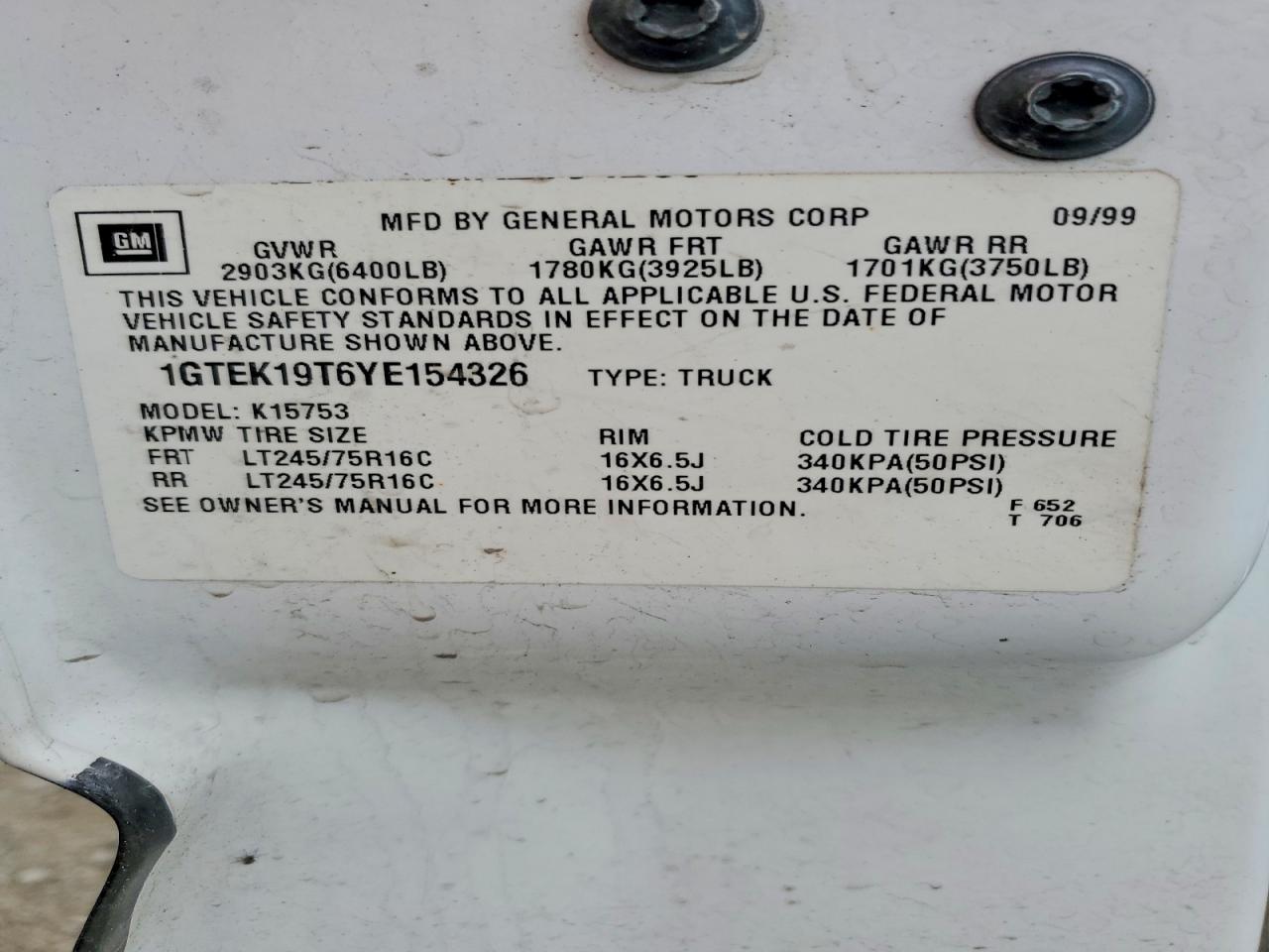 2000 GMC NEW SIERRA K1500 photo 23