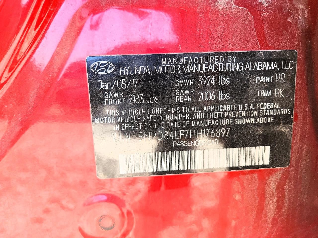 2017 HYUNDAI ELANTRA SE photo 12