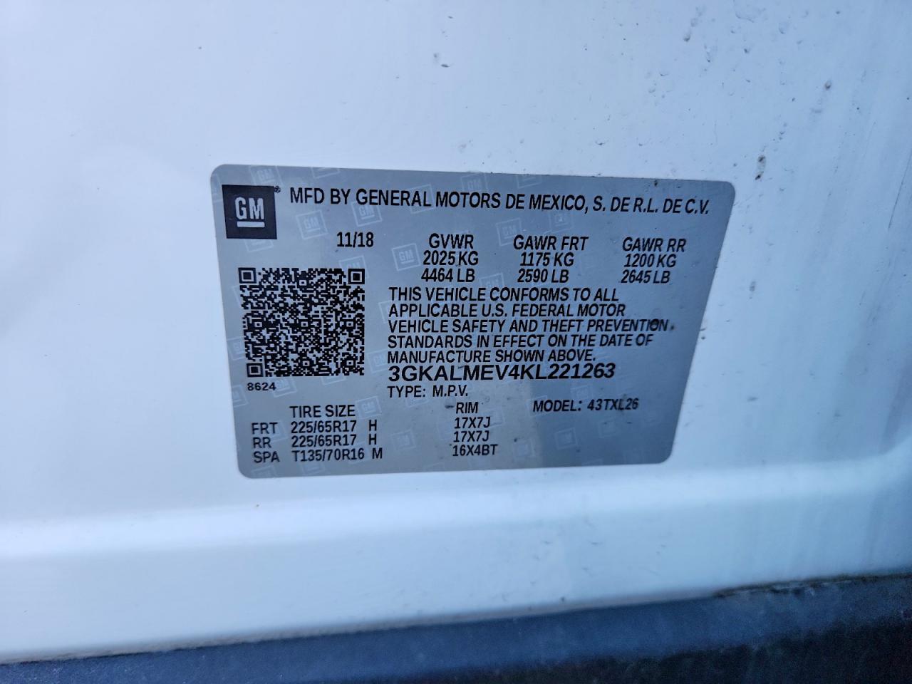 2019 GMC TERRAIN SLE photo 37