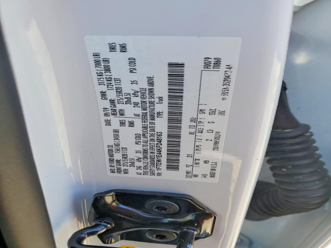 2019 FORD F150 SUPERCREW photo 23