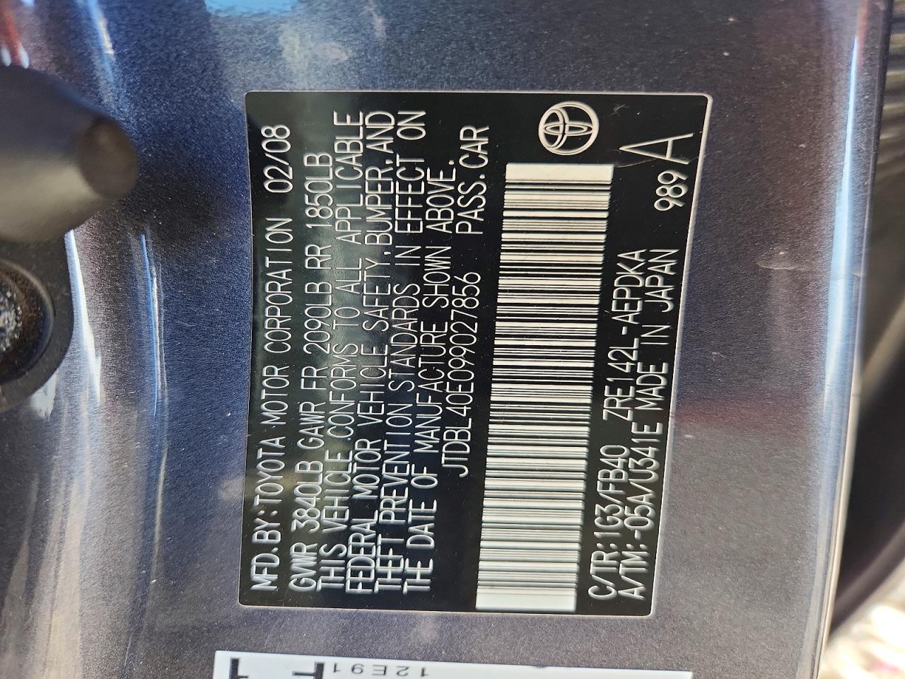 2009 TOYOTA COROLLA LE photo 25