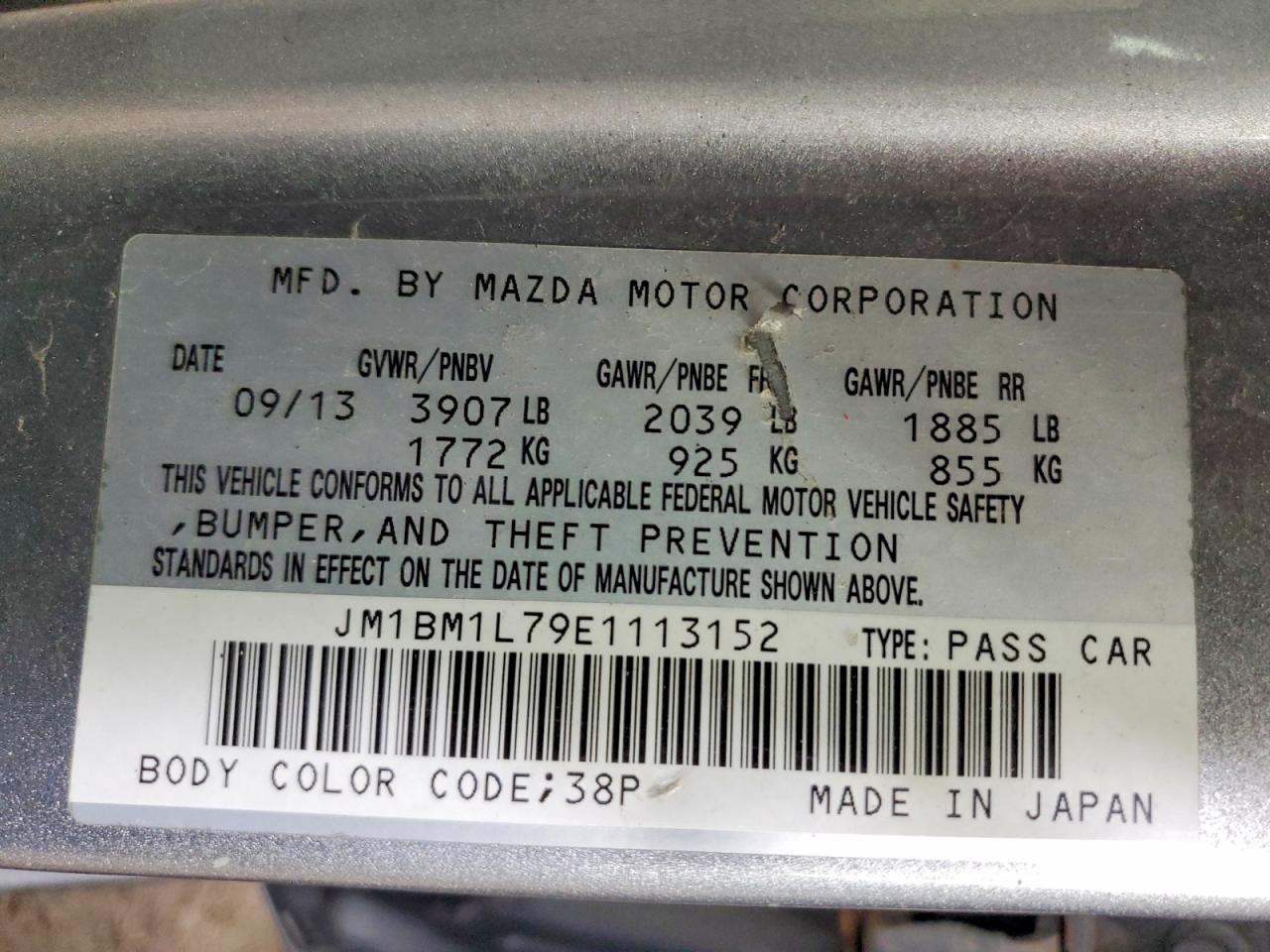 2014 MAZDA 3 TOURING photo 23