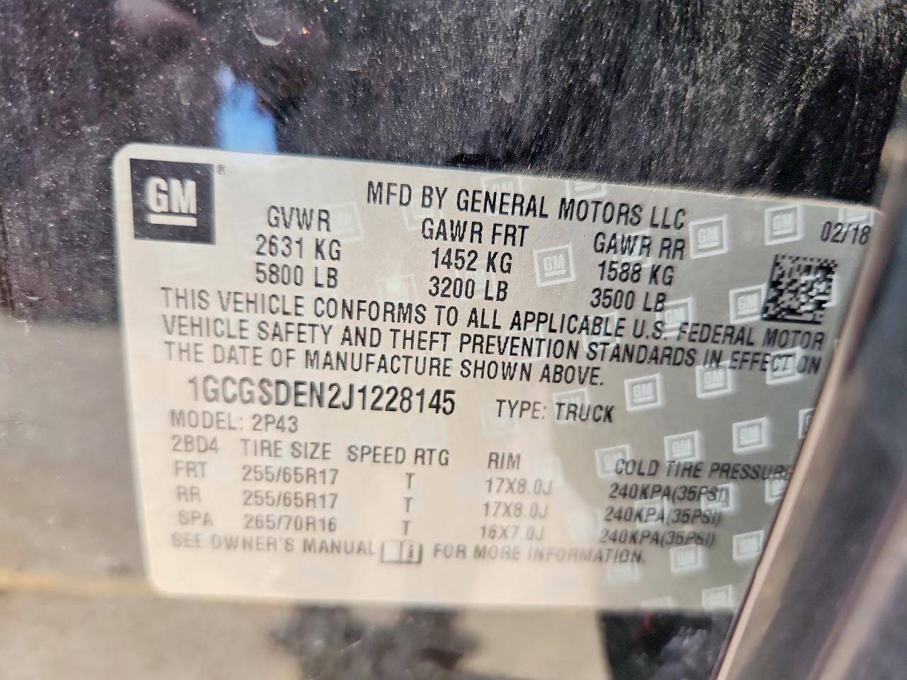 2018 CHEVROLET COLORADO Z71 photo 34