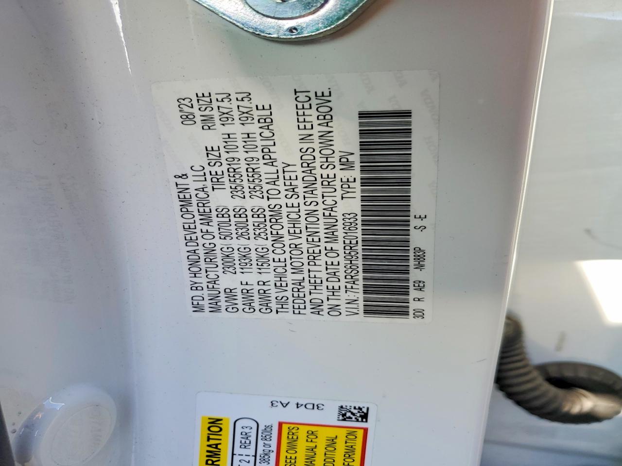 2024 HONDA CR-V SPORT TOURING photo 12
