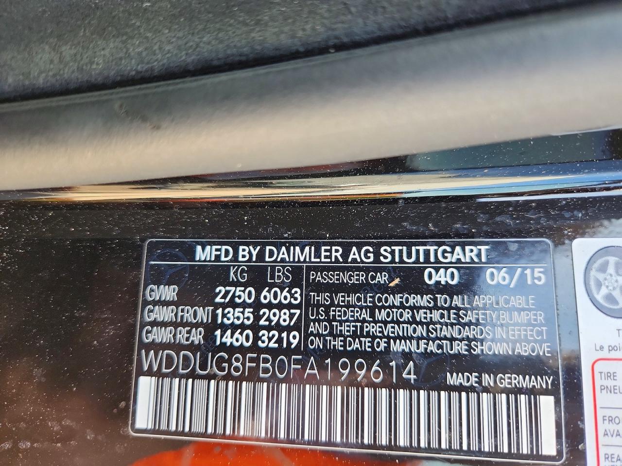 2015 MERCEDES-BENZ S 550 4MATIC photo 23