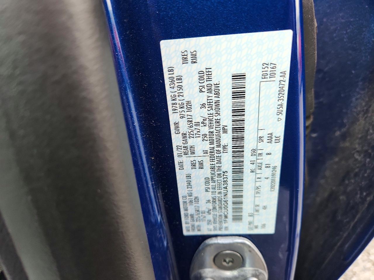 2022 FORD ESCAPE SE photo 25