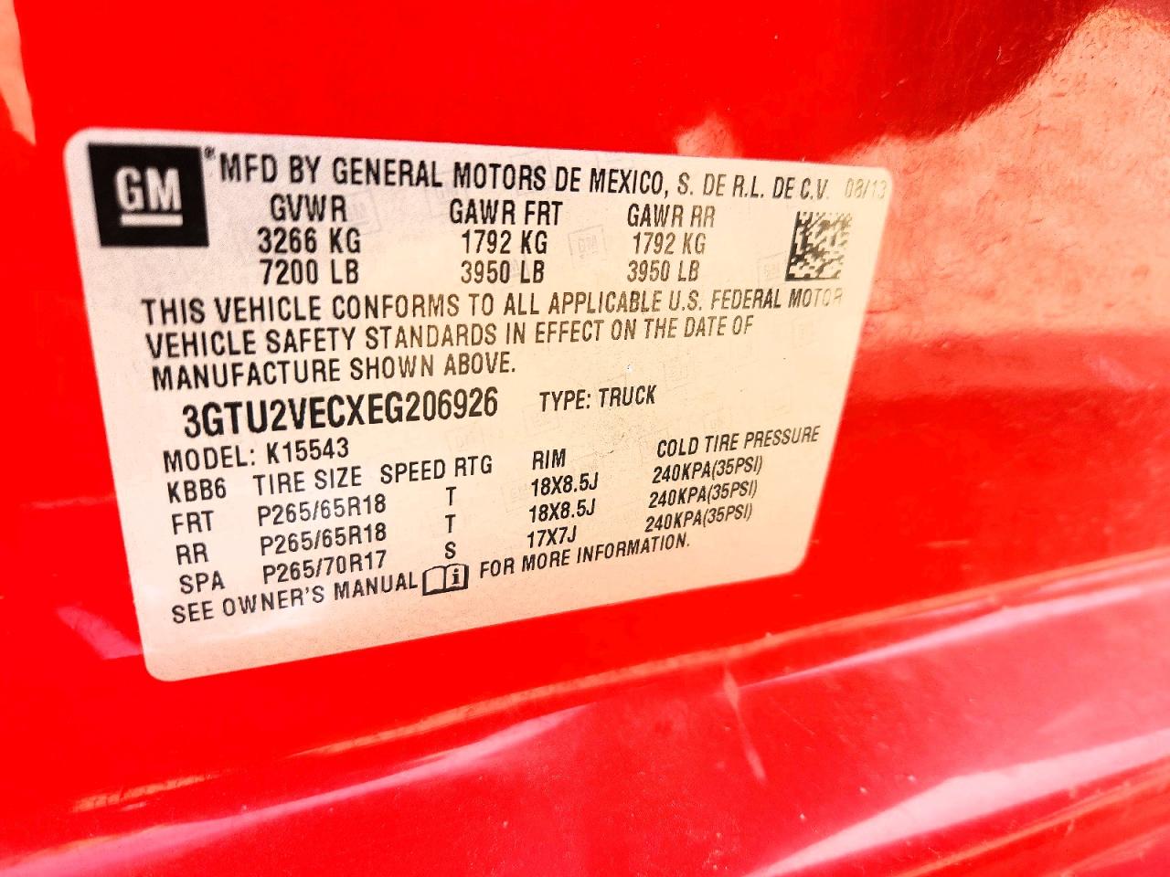 2014 GMC SIERRA K1500 SLT photo 37
