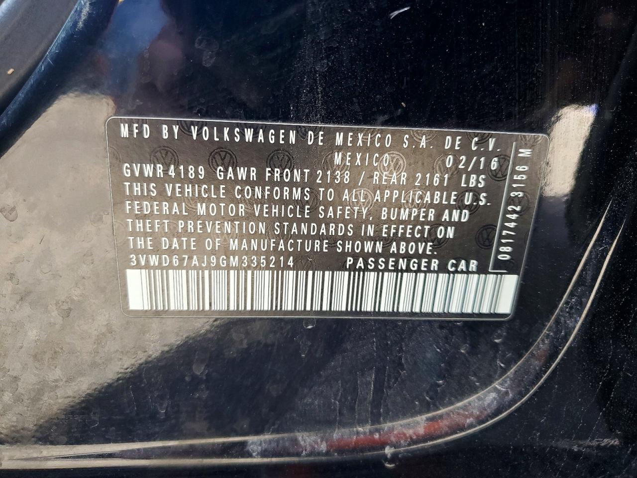 2016 VOLKSWAGEN JETTA SE photo 23