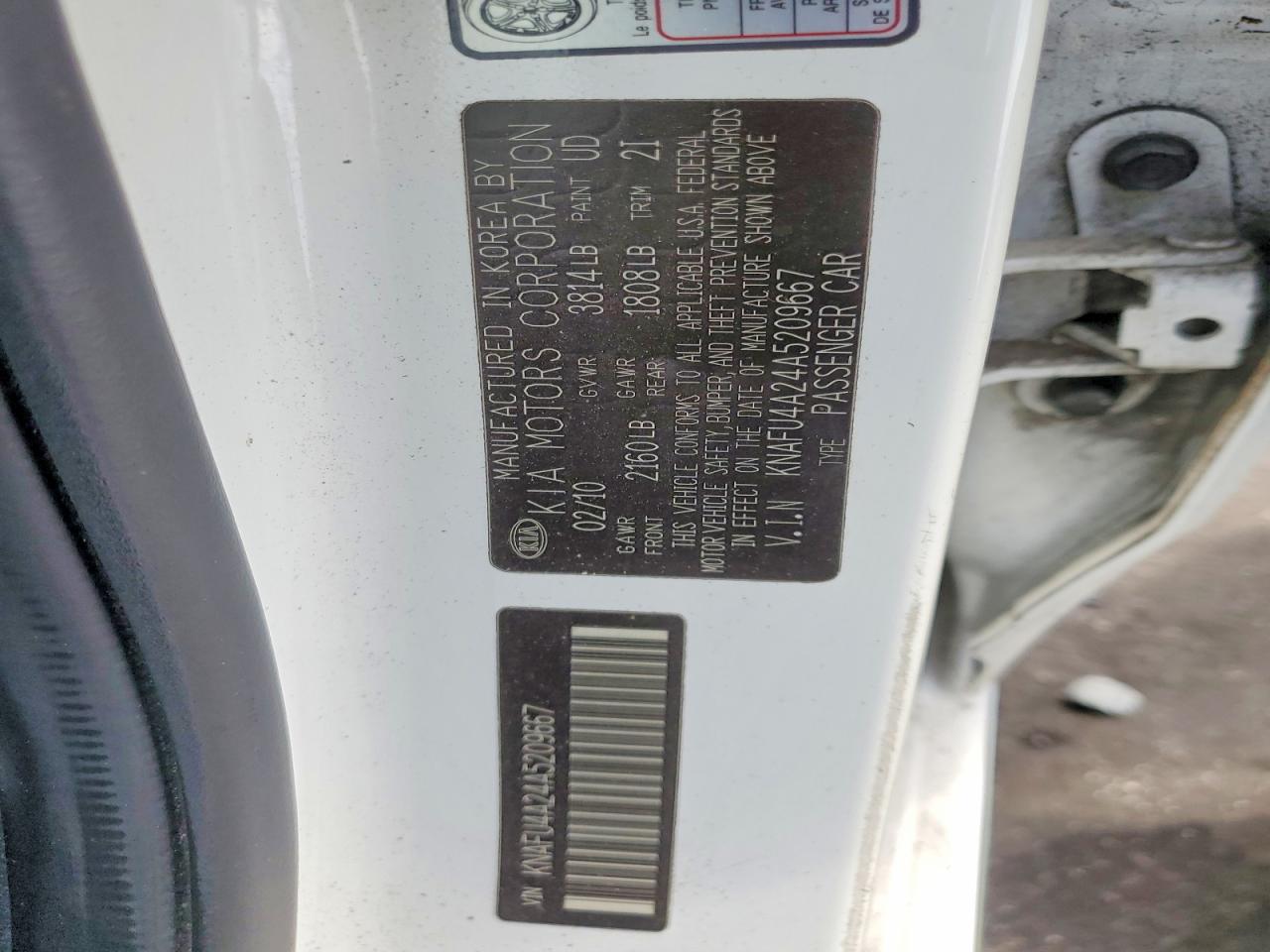 2010 KIA FORTE EX photo 34
