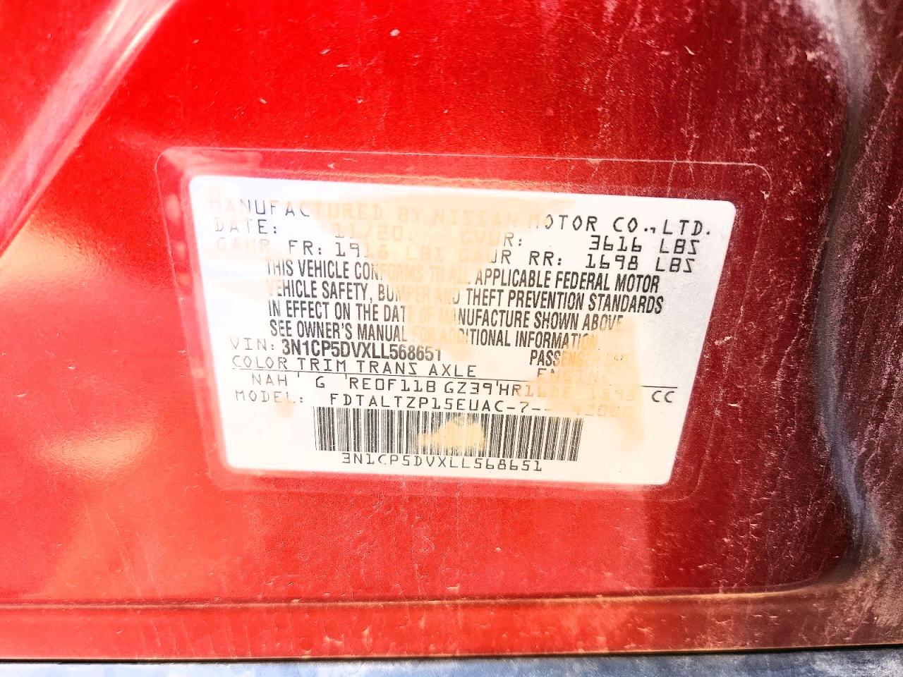 2020 NISSAN KICKS SR photo 27