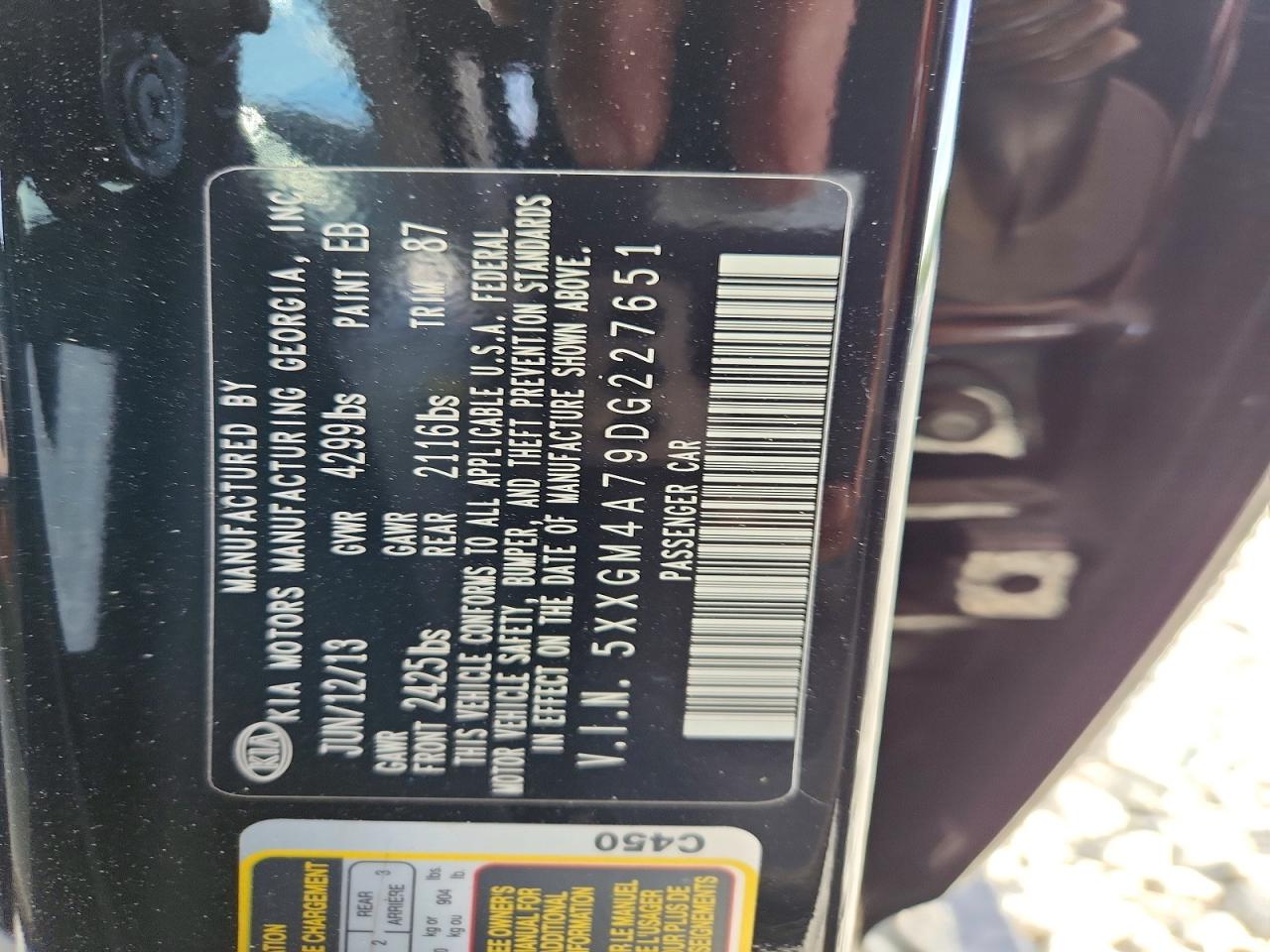 2013 KIA OPTIMA LX photo 25