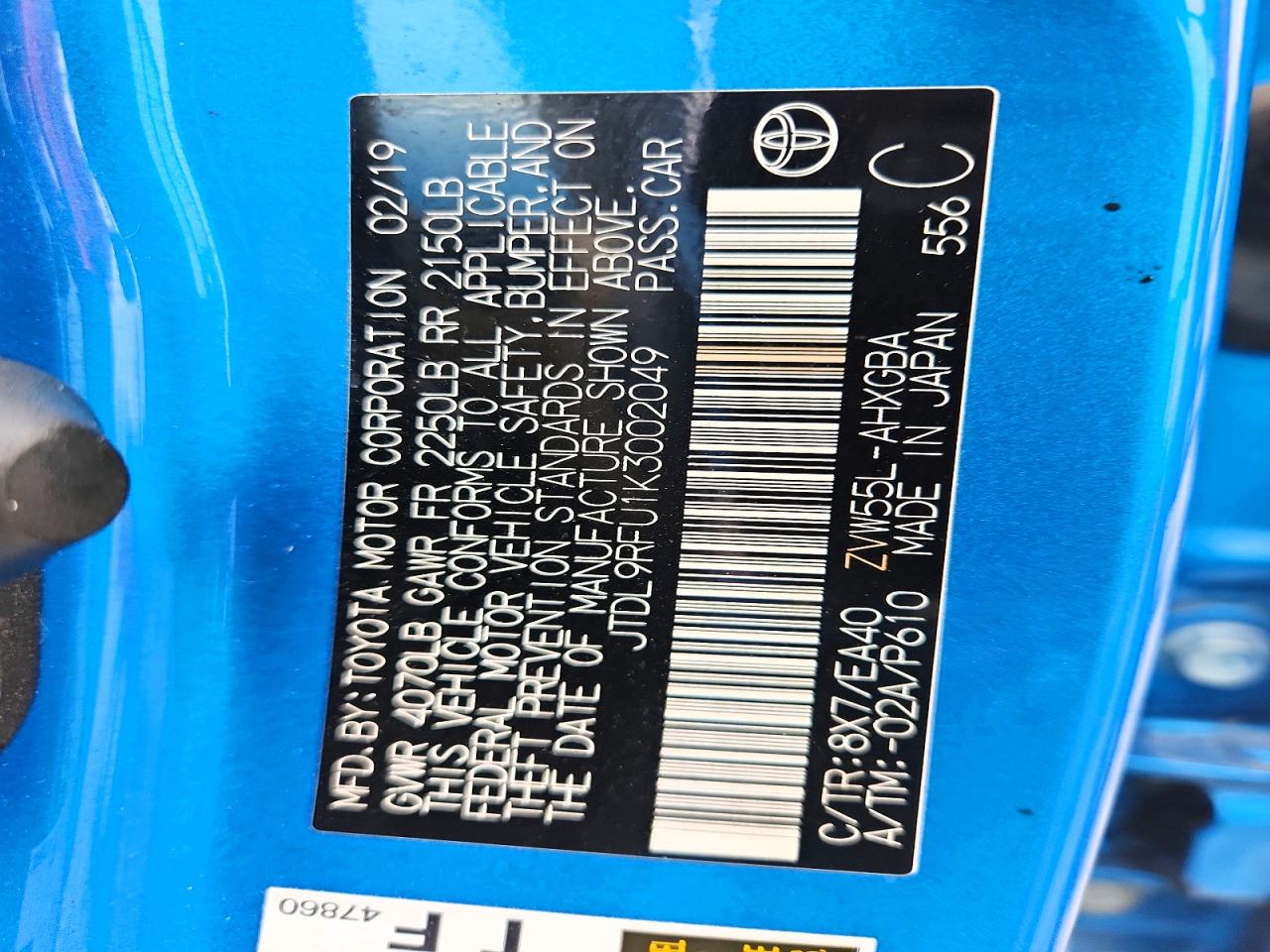 2019 TOYOTA PRIUS XLE AWD-E photo 27