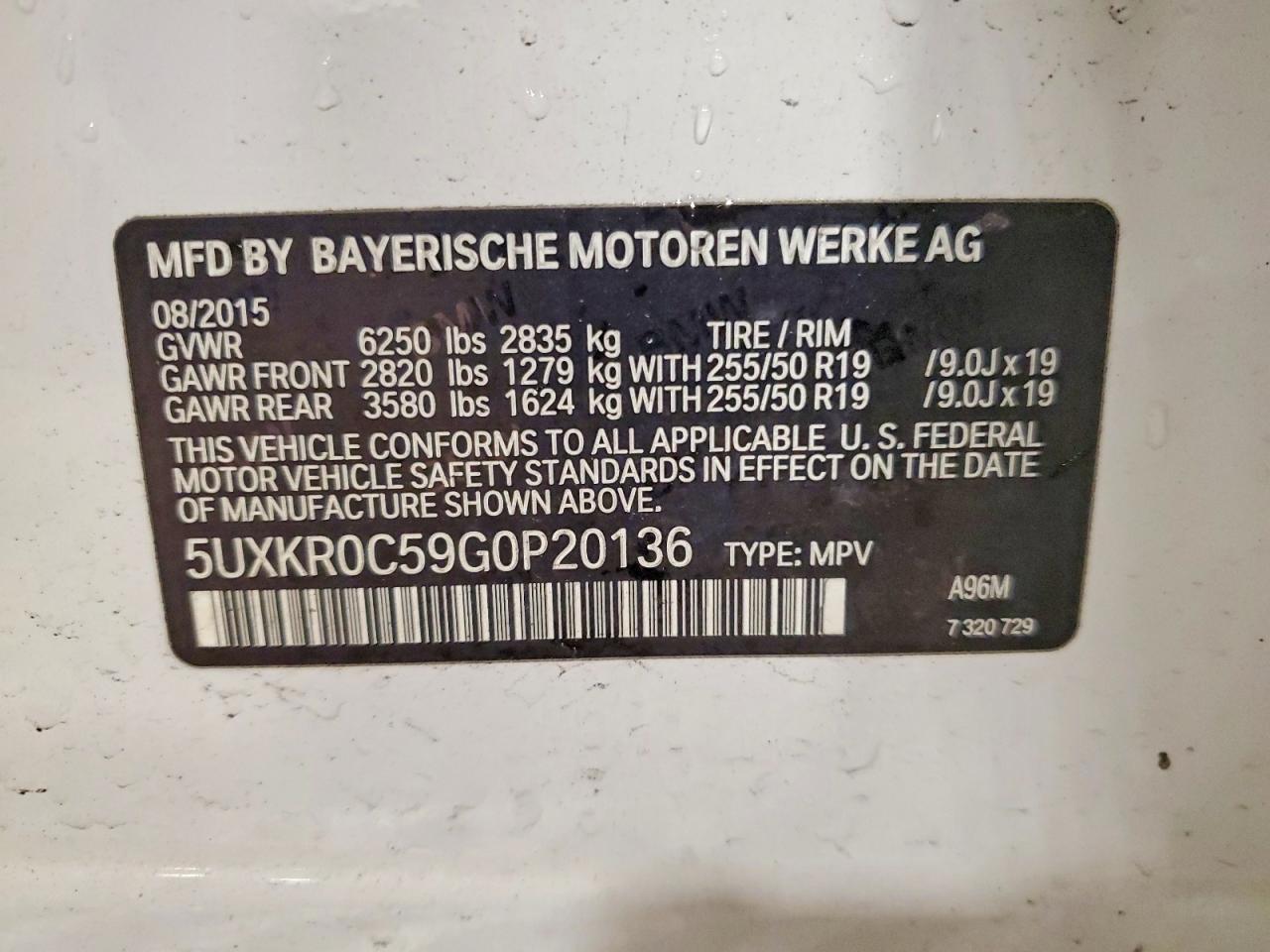 2016 BMW X5 XDRIVE35I photo 14