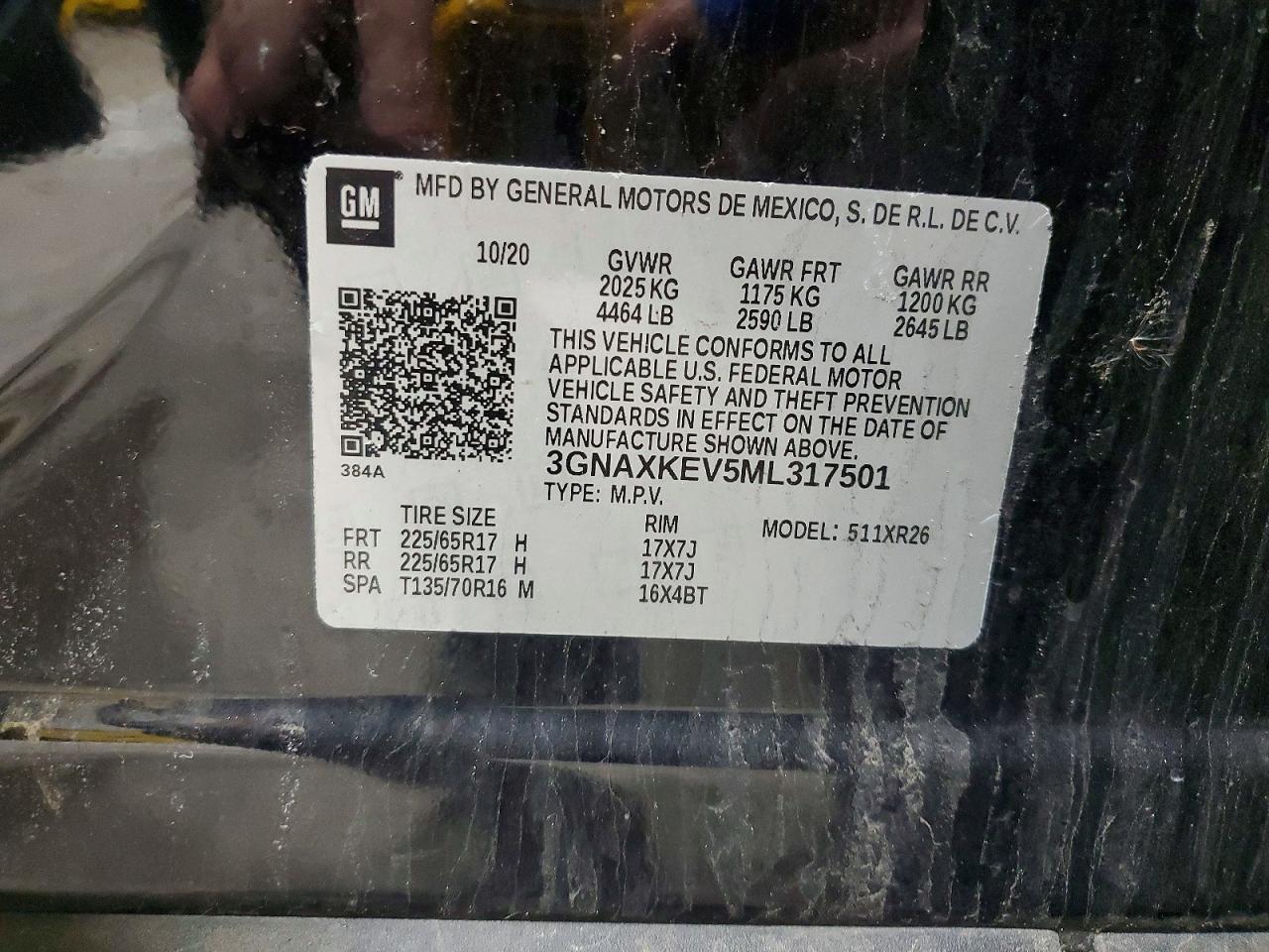 2021 CHEVROLET EQUINOX LT photo 40