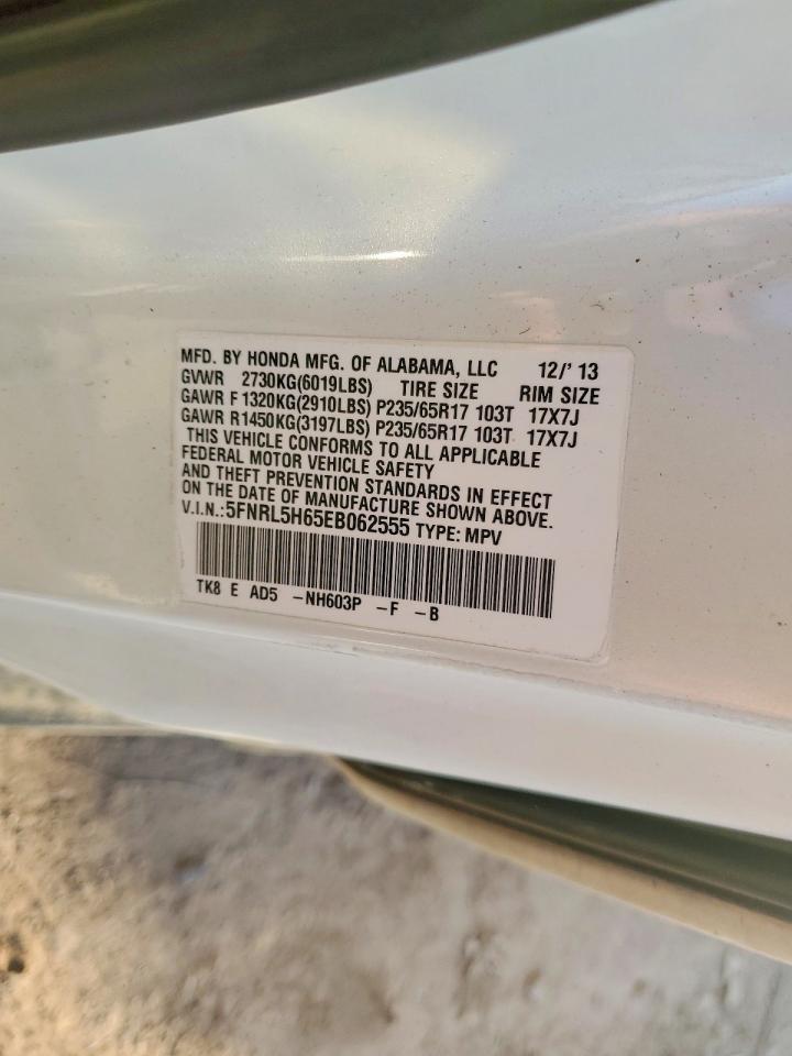 2014 HONDA ODYSSEY EXL photo 13