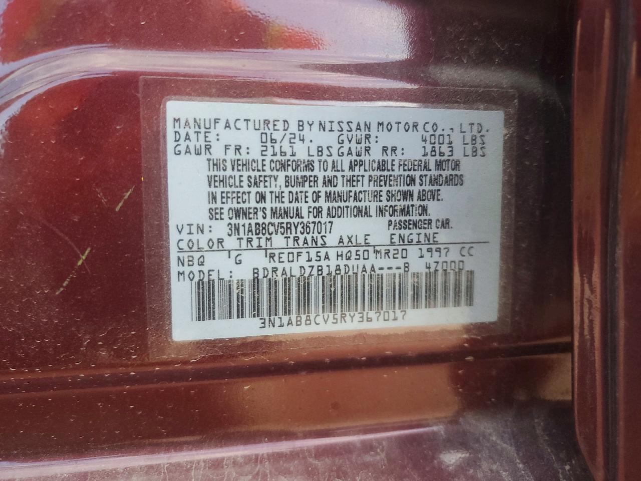 2024 NISSAN SENTRA SV photo 25