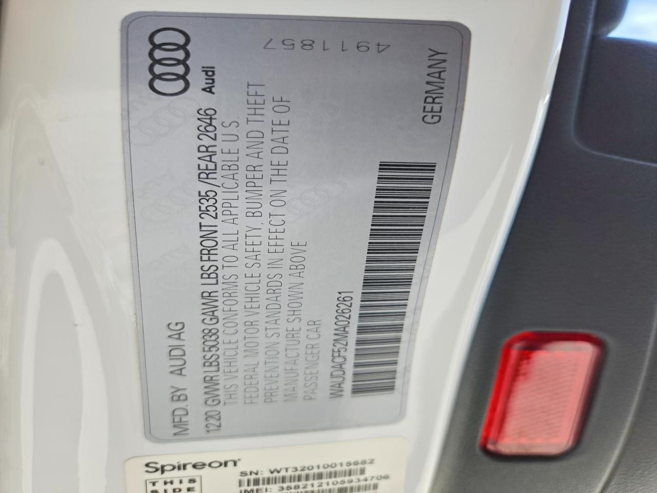 2021 AUDI A5 PREMIUM 45 photo 34