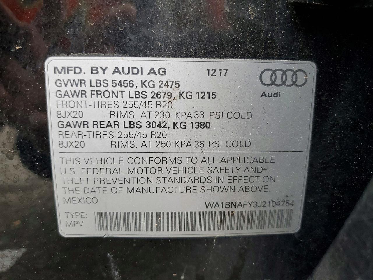 2018 AUDI Q5 PREMIUM PLUS photo 25