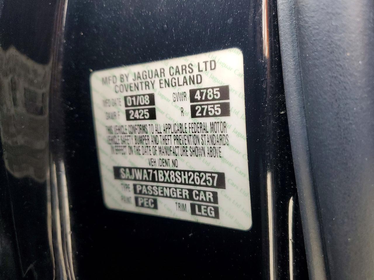 2008 JAGUAR XJ8 photo 37