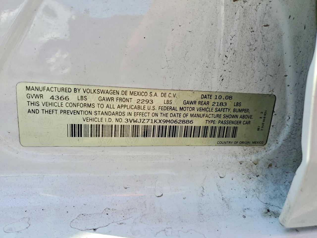 2009 VOLKSWAGEN JETTA S photo 23